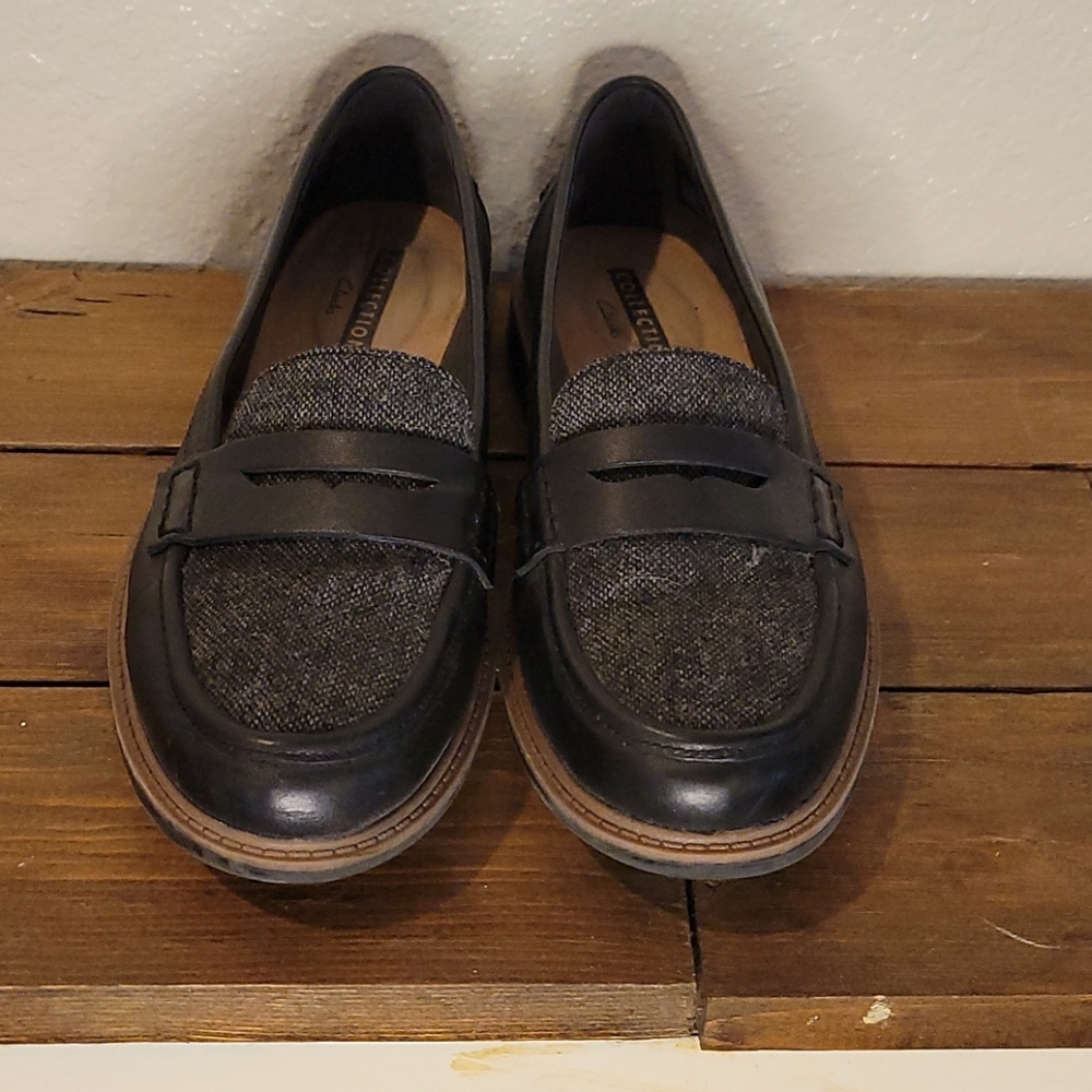 Clarks Raisie Eletta Black loafer